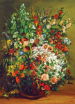 ₴ Репродукція натюрморт від 266 грн.: Букет квітів у вазі