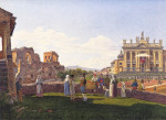 ₴ Репродукція міський пейзаж від 235 грн.: Базиліка Святого Іоанна Латеранського у Римі