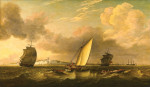 ⚓Репродукція морський краєвид від 193 грн.: Човен під вітрилом у бриз від Південного Форленда