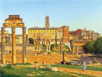 ₴ Репродукція міський краєвид від 241 грн.: Вид на форум у Римі