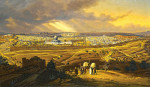 ₴ Репродукція краєвид від 193 грн.: Вид з Олійної гори в Єрусалимі