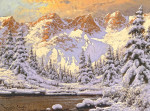 ₴ Репродукция пейзаж от 235 грн: Зимние Татры