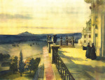 ₴ Репродукція краєвид від 241 грн.: Вид з тераси Почаївської Лаври