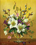₴ Репродукція натюрморт від 356 грн.: Натюрморт з квітами