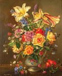 ₴ Репродукция натюрморт от 349 грн.: Цветы в кувшине