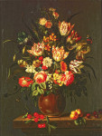 ₴ Репродукція натюрморт від 252 грн.: Букет квітів у рейнському керамічному глеку