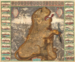 ₴ Древние карты высокого разрешения от 381 грн.: Бельгийский лев, карта Бельгии