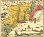 ₴ Древние карты высокого разрешения от 390 грн.: Новая Бельгия, новая Англия