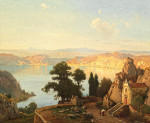 Купить от 114 грн. картину пейзаж: Вид на озеро Неми