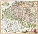 ₴ Древние карты высокого разрешения от 408 грн.: Южные Нидерланды