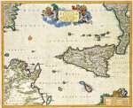₴ Стародавні карти з високою роздільною здатністю від 381 грн.: Сицилія