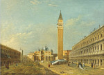 ₴ Картина городской пейзаж художника от 180 грн.: Вид площади Сан-Марко, глядя на восток, Венеция