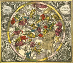 ₴ Стародавні карти з високою роздільною здатністю від 271 грн.: Друга півкуля з християнським небозводом