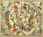 ₴ Древние карты высокого разрешения от 271 грн.: Южное звездное полушарие