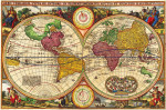 ₴ Стародавні карти високої роздільної здатності від 217 грн.: Нова карта світу