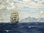 ⚓Репродукція морський краєвид від 235 грн.: Корабель біля Криту