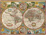 ₴ Стародавні карти високої роздільної здатності від 241 грн.: Нова карта світу