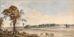 ₴ Репродукция пейзаж от 222 грн.: Вид на озеро Уэйкфилд в Уиттбери-Форест, Нортгемптоншир