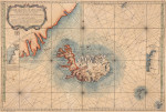 ₴ Стародавні мапи з високою роздільною здатністю від 217 грн.: Мапа Ісландії та її сусідів