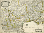 ₴ Стародавні карти високої роздільної здатності від 317 грн.: Карта Генерального уряду Лангедока