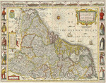 ₴ Стародавні карти високої роздільної здатності від 325 грн.: Нова карта провінцій Нижньої Німеччини