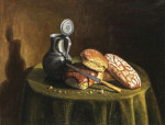 ₴ Репродукція натюрморт від 317 грн.: Натюрморт з хлібом та кухлем