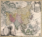 ₴ Древние карты высокого разрешения от 271 грн.: Карта Азии