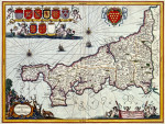 ₴ Стародавні карти високої роздільної здатності від 317 грн.: Корнуолл