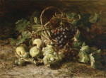 ₴ Репродукція натюрморт від 235 грн.: Виноград та груші