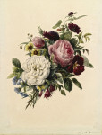 ₴ Репродукція натюрморт від 252 грн.: Троянди та інші квіти
