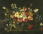 ₴ Репродукція натюрморт від 325 грн.: Квіти у кошику