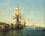 ⚓Репродукция морской пейзаж от 253 грн.: Берега Босфора с предполагаемым видом на Константинополь на заднем плане