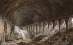 ₴ Репродукція краєвид від 205 грн.: Акведук та водоспад
