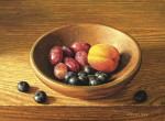 ₴ Репродукція натюрморт від 235 грн.: М'які фрукти у мисці