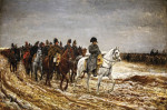 ₴ Репродукція побутового жанру від 217 грн.: Наполеон та його штаб повертаються з Суассона після битви при Лаоні