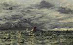 ⚓ Картина морський пейзаж художника від 205 грн.: Небо та море