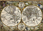 ₴ Стародавні карти високої роздільної здатності від 301 грн.: Карта світу та сузір'я