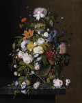 ₴ Репродукція натюрморт від 242 грн.: Квітковий натюрморт із гніздом