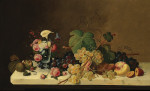 ₴ Репродукція натюрморт від 199 грн.: Квіти та фрукти
