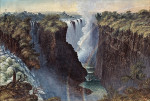 ₴ Репродукція краєвид від 217 грн.: Водоспад Вікторія