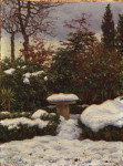 Купить картину пейзаж известного художника от 165 грн: Сад под снегом