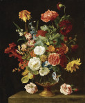 ₴ Репродукція натюрморт від 237 грн.: Квіти у вазі