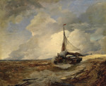 ⚓Репродукція морський пейзаж від 253 грн.: Рибальське судно у шторм