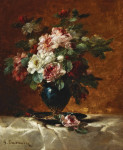 ₴ Репродукція натюрморт від 237 грн.: Букет квітів з троянди