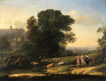 ₴ Репродукція краєвид від 241 грн.: Пейзаж з Кефалом та Прокрідою, возз'єднаними Діаною
