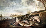 ₴ Репродукція натюрморт від 199 грн.: Рибний натюрморт