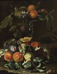 ₴ Репродукція натюрморт від 247 грн.: Гранат та інші фрукти у ландшафті