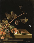₴ Купити натюрморт відомого художника від 190 грн.: Виноград, мушмула, абрикоси і інжир