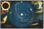 ₴ Древние карты высокого разрешения от 217 грн.: Планетарная система, затмение Солнца и Луны
