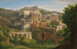 ₴ Репродукція краєвид від 211 грн.: Замок Сант-Ельма з Чаї, Неаполь